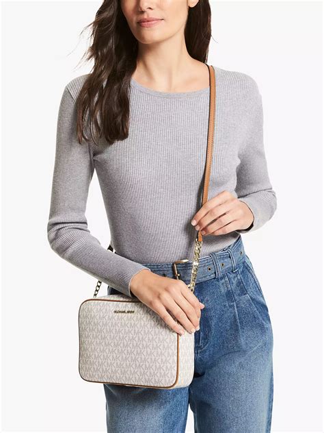 crossbody michael kors jet set travel|michael kors signature jet set.